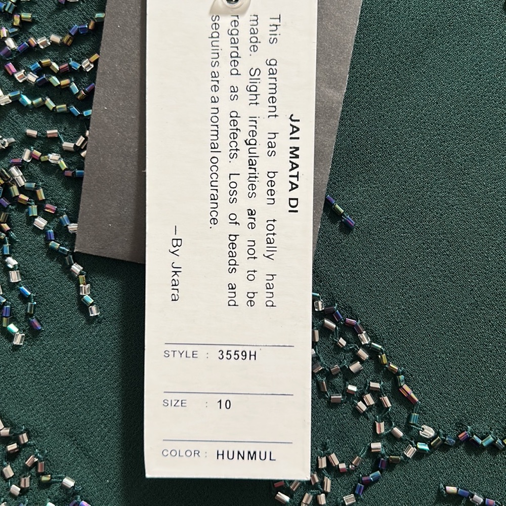 🛑SOLD🛑 J Kara women’s long beaded formal dress - NWT Size 10 - Picture 12 of 14
